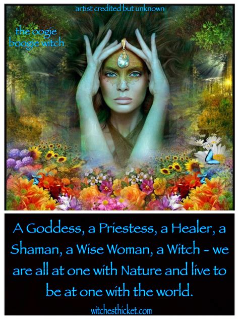 Witch woman shaman